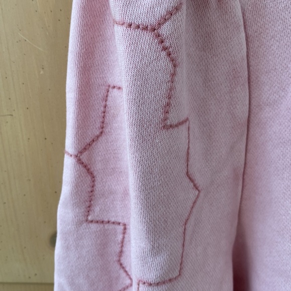 NWOT Fate Puff Sleeve Pink French Terry Blouse - medium - Picture 2 of 6